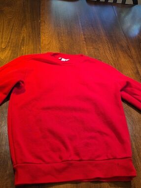 Calvin Klein Jeans Men's Bright Red Crewneck Sweater